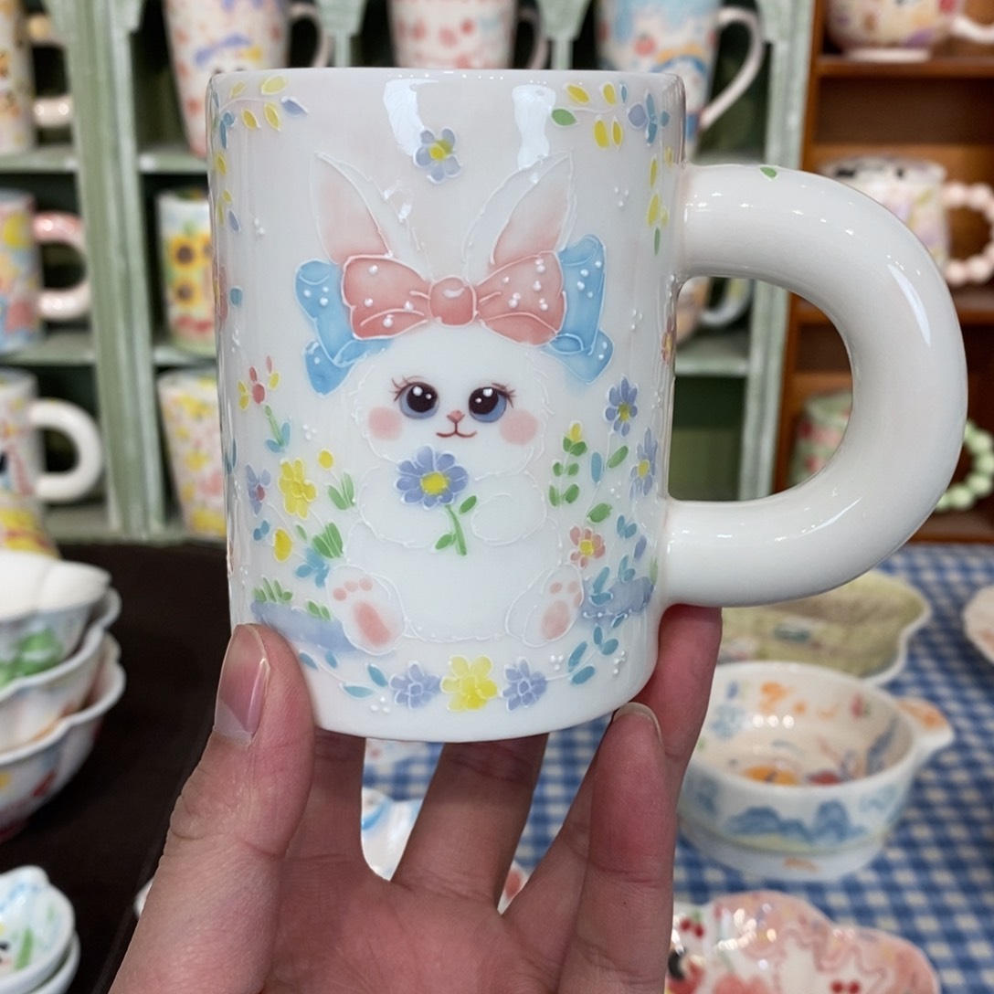 瓷片无*兔子马克杯福利价格