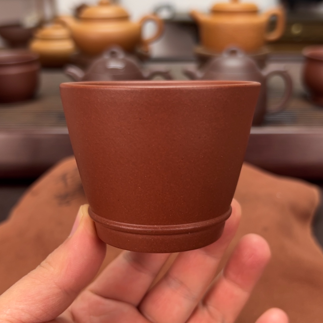 人***妨紫砂茶壶红棕泥主人泥