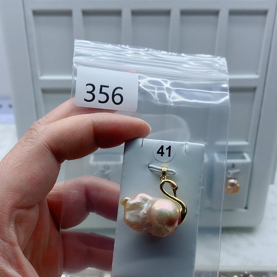 淡水珍珠吊坠(不含链)合金