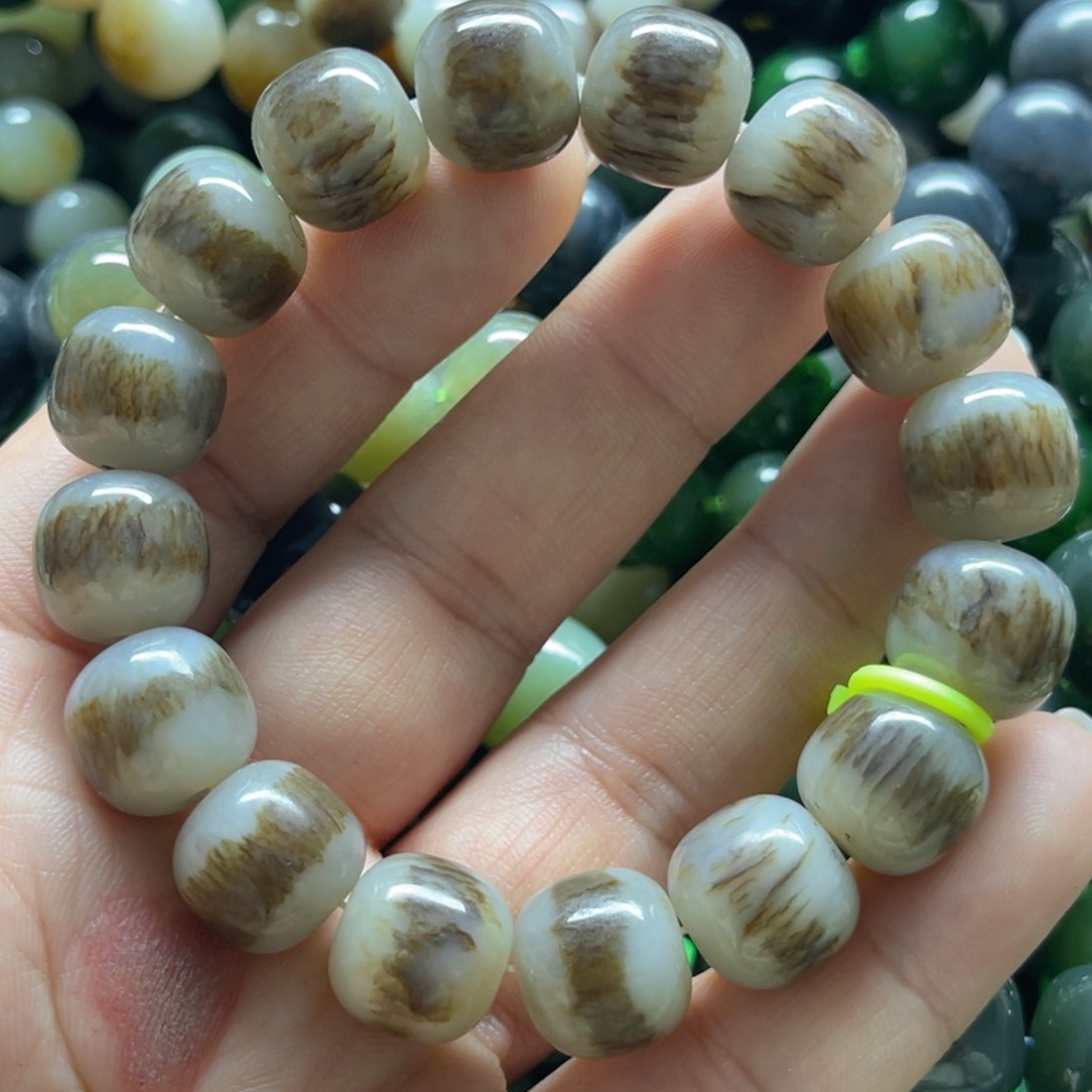 和田玉手链未镶嵌