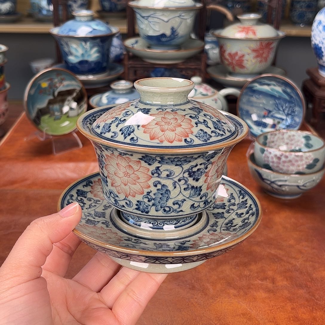 杯盖碗景德镇陶瓷