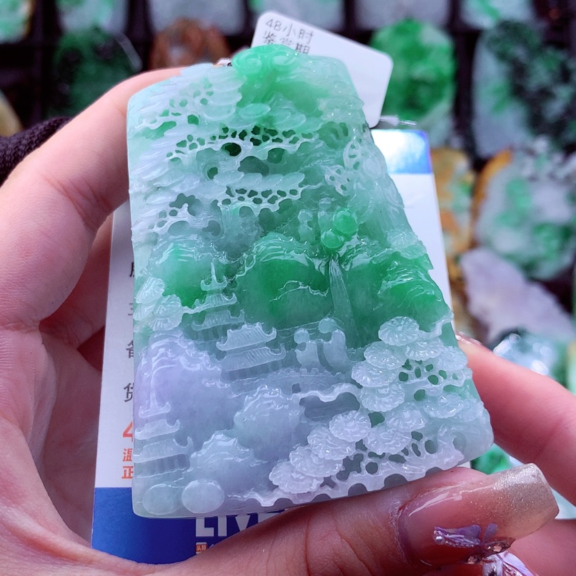 【闪购商品】翡翠颈饰未镶嵌挂件