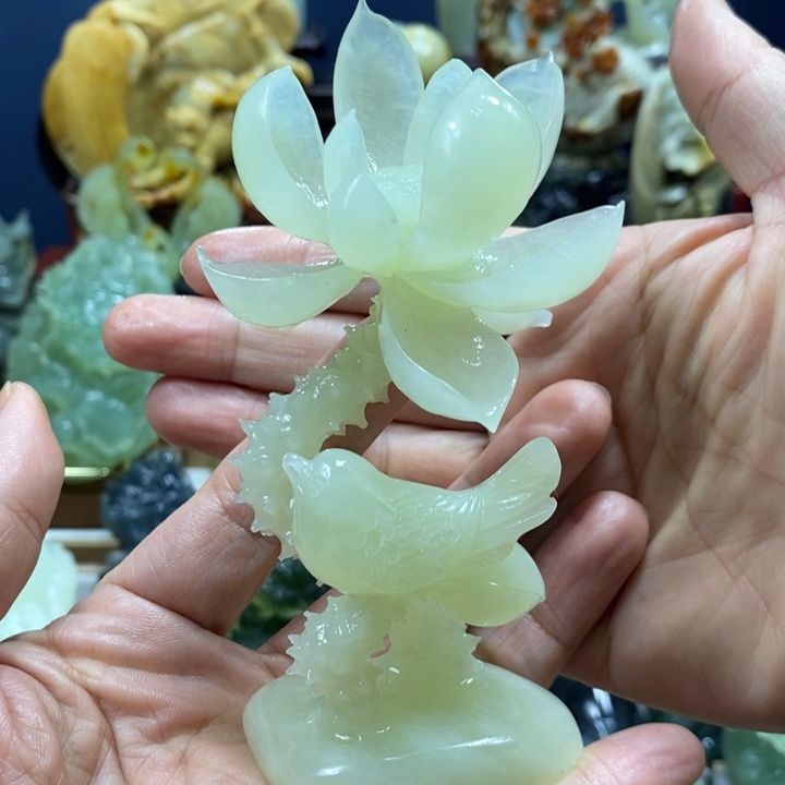 未镶嵌蛇纹石玉珠宝奇石李*春
