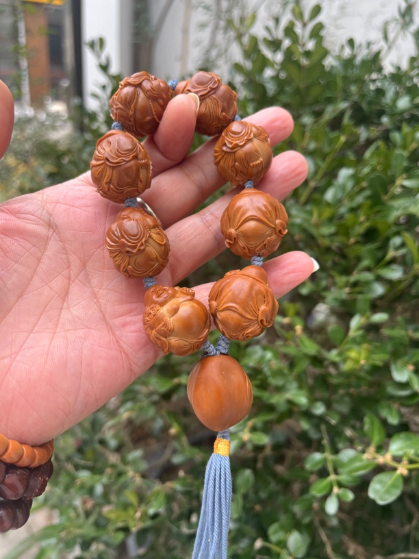 2.4男士八宝弥勒手串