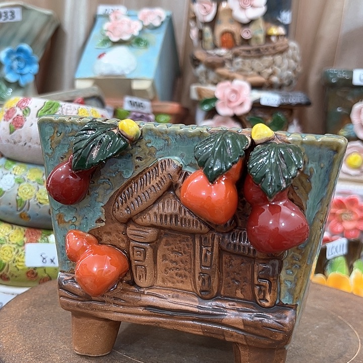 红陶粗陶多肉花盆