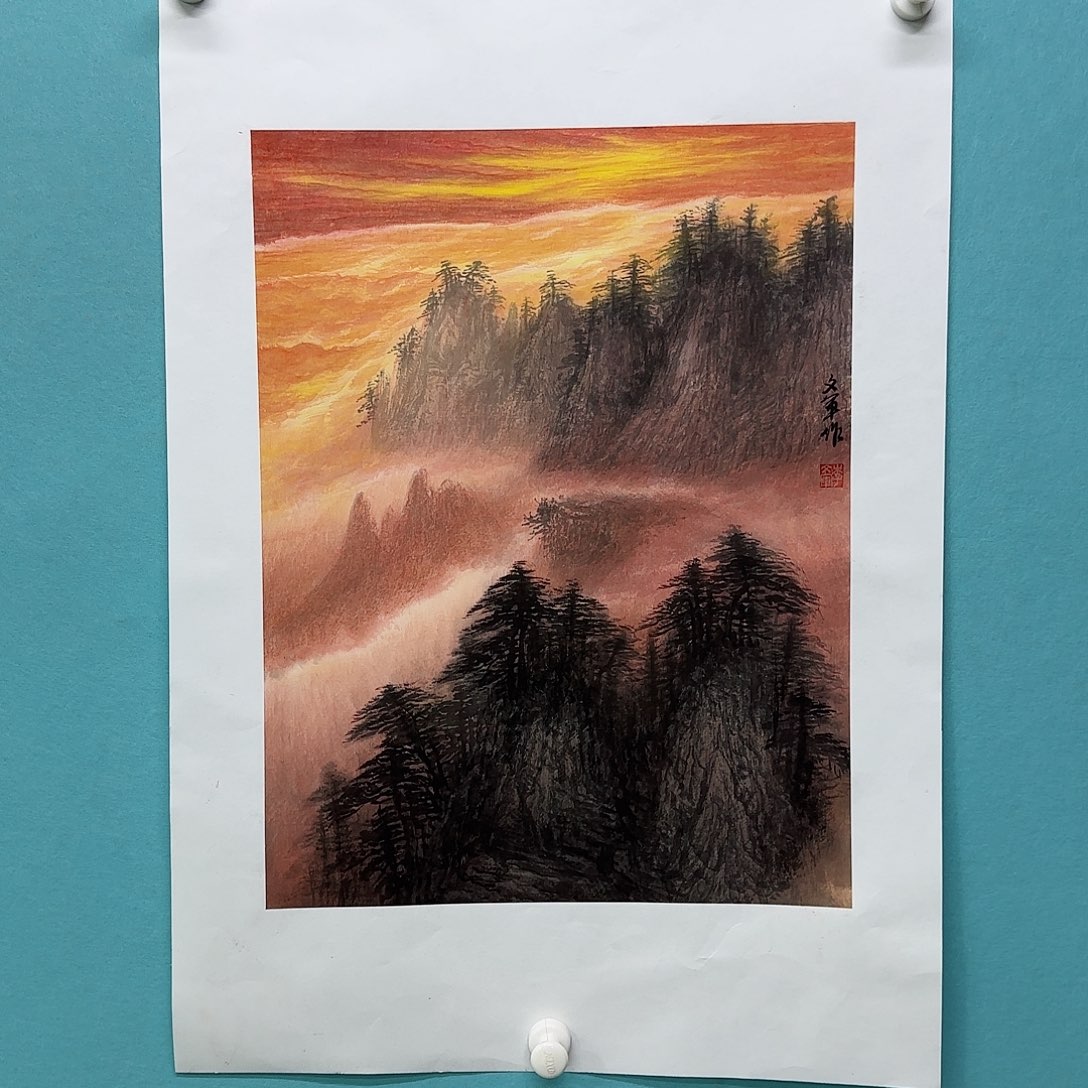 国画国画艺术纯手绘作品