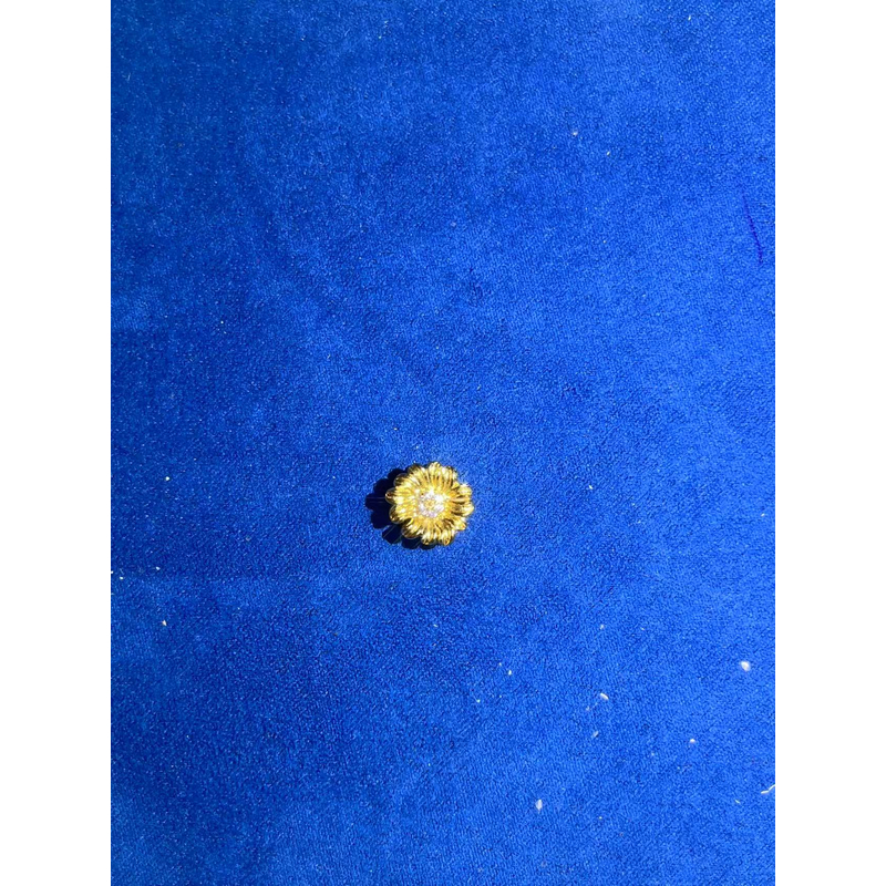 a1321黄色双面花花吊坠多样性发货