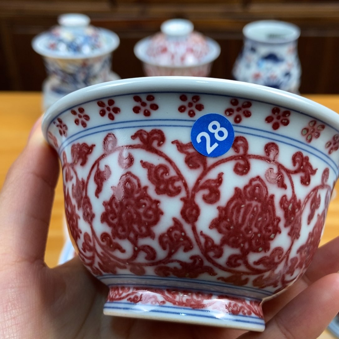 手绘现代茶具非古董A****6