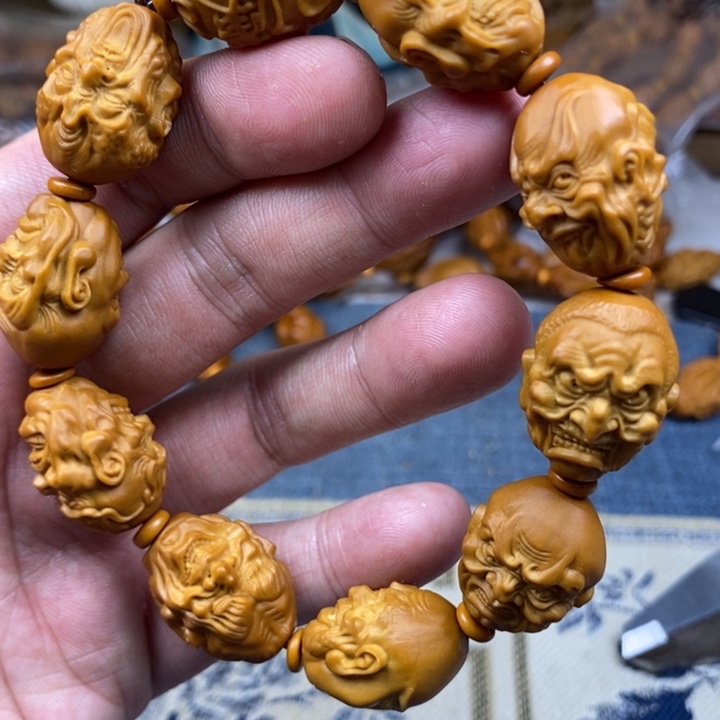 橄榄核手串/手链橄榄核雕工艺手串