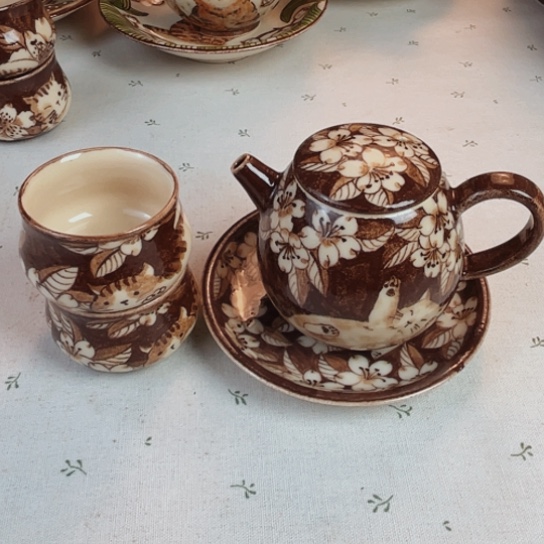 【闪购商品】摆件?****?壹夫手绘高温釉下彩