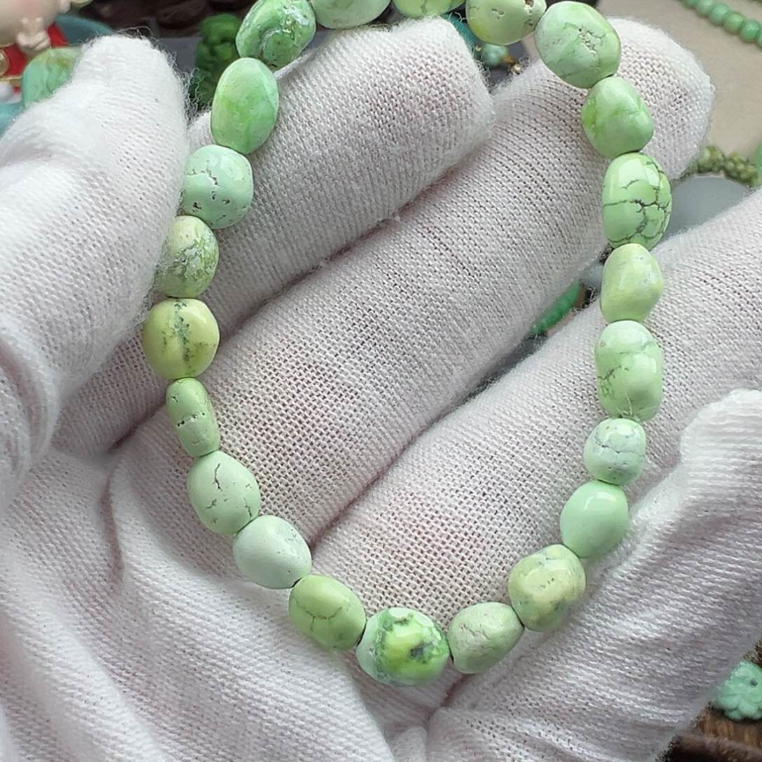 绿松石菜籽黄绿松石Z未镶嵌