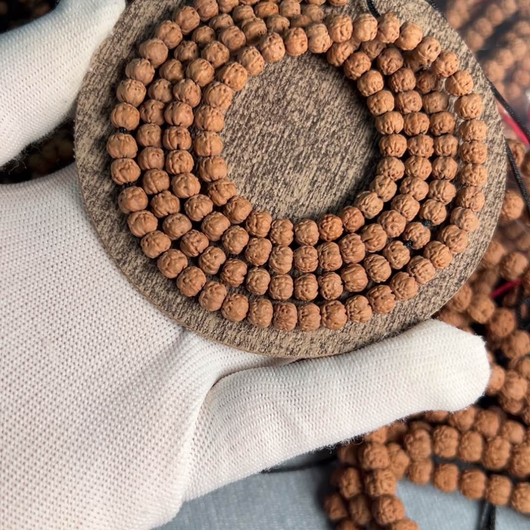 金刚菩提手串呆****领原生态佛手108