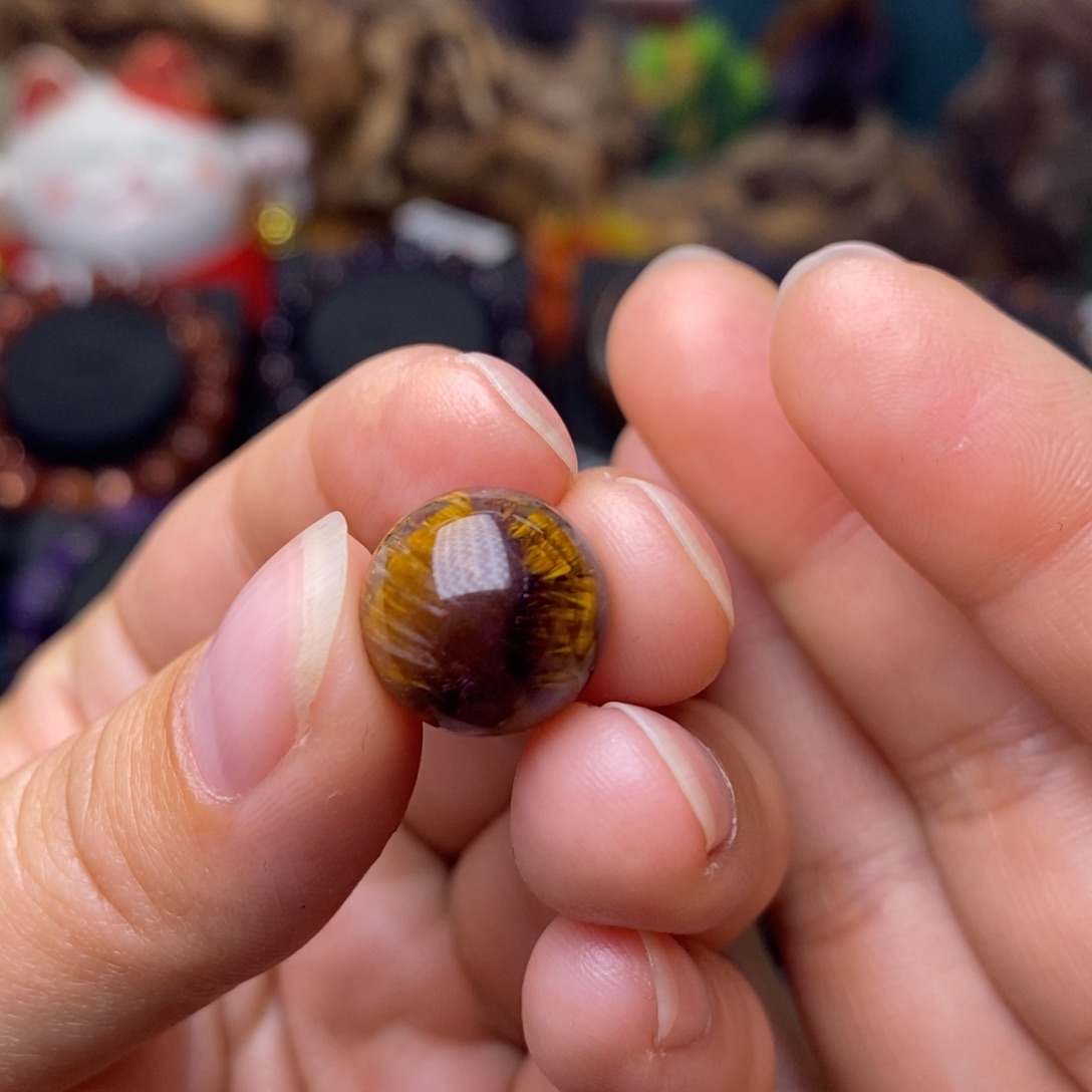 水晶A005极光达碧滋天眼单珠13m未镶嵌E****e