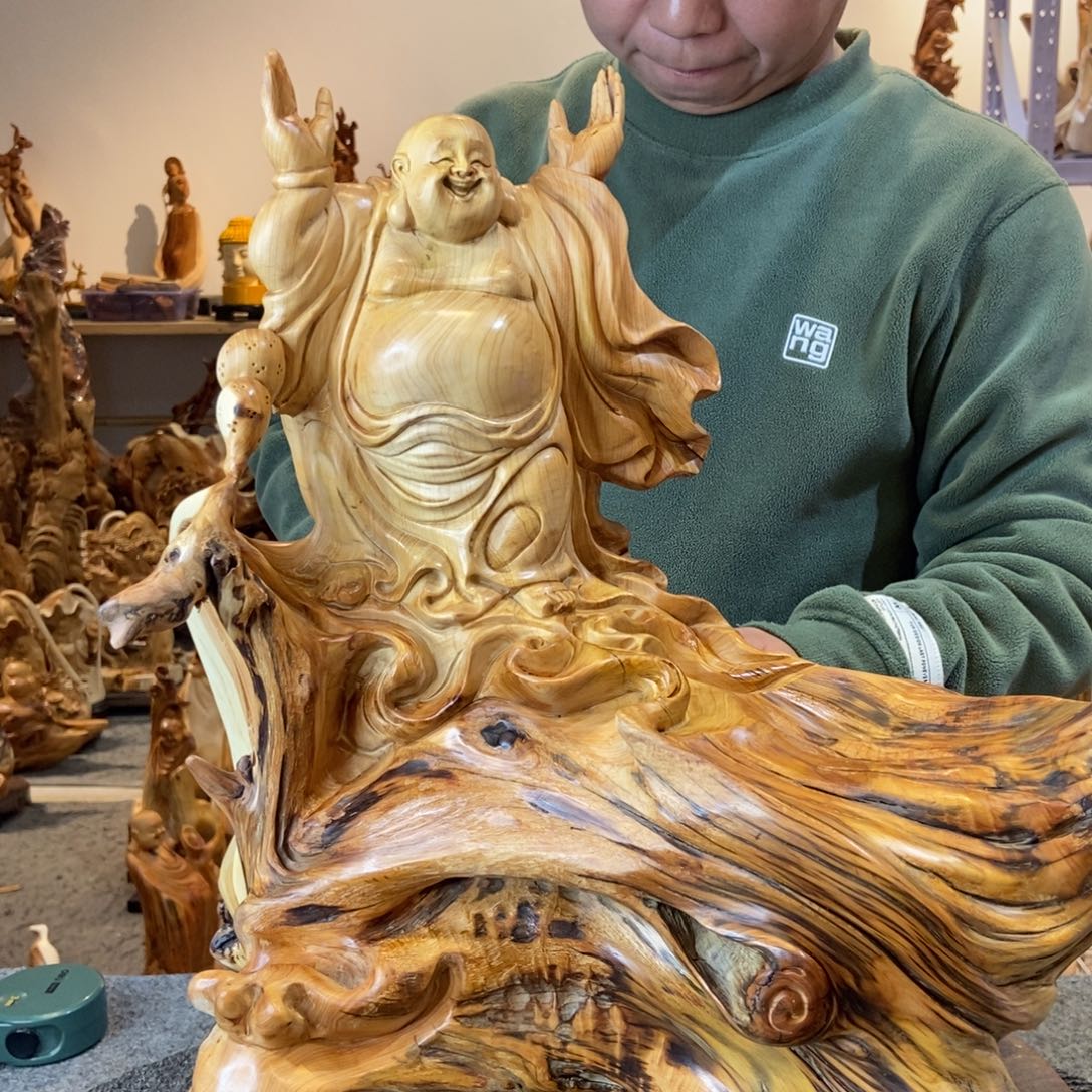 柏木（崖柏）太行崖柏根雕摆件