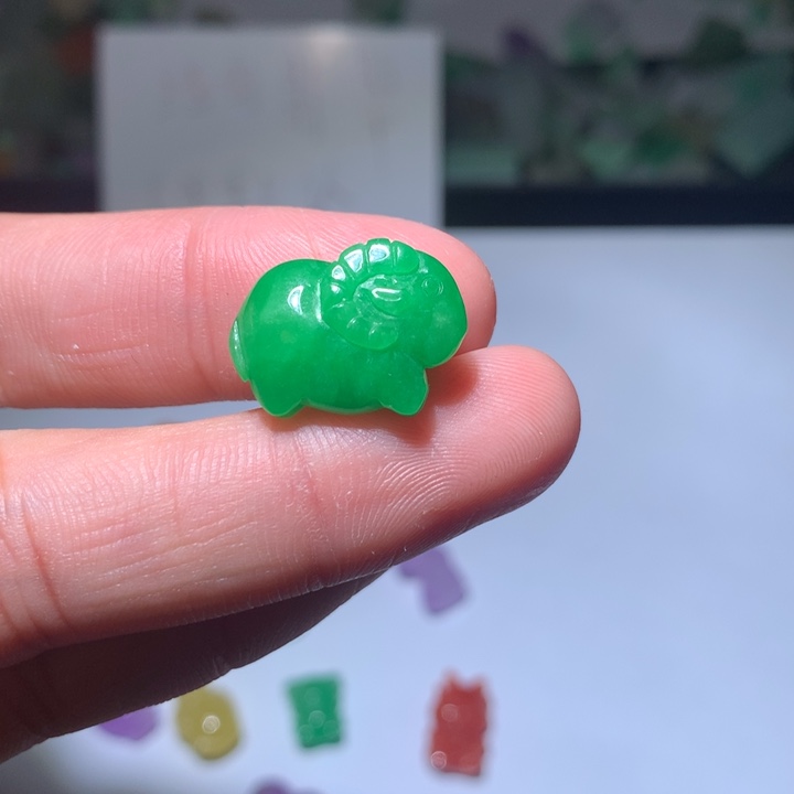 F***r翡翠未镶嵌颈饰挂件