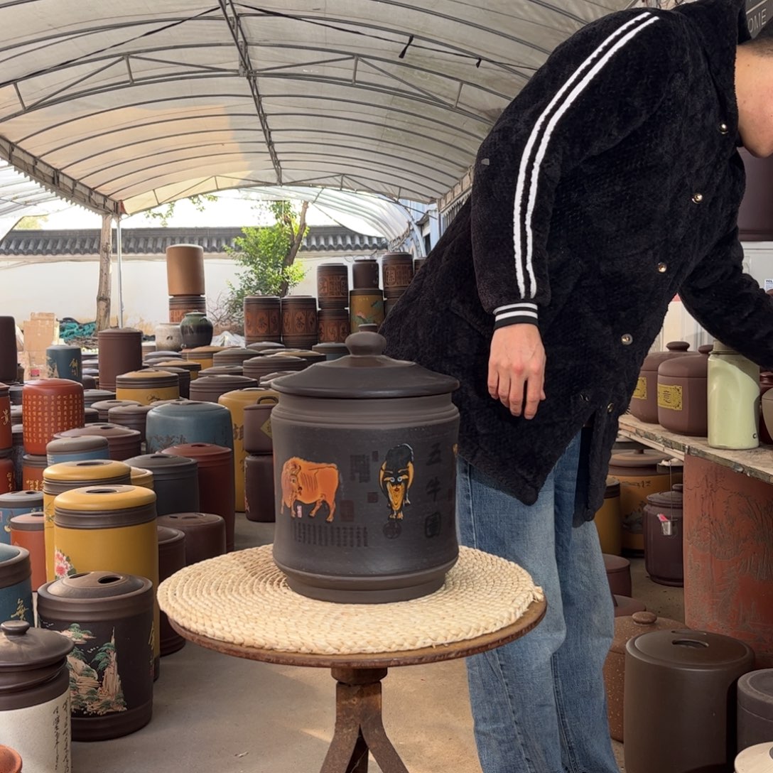 茶叶罐紫砂8 饼茶叶罐