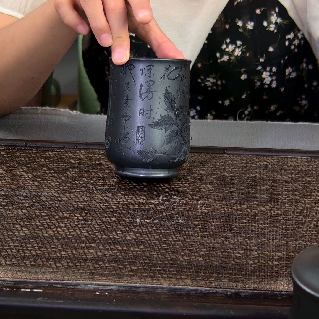 茶杯紫砂高货放漏