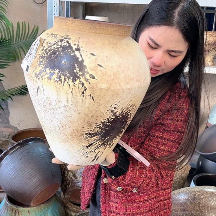 正品口17高32花盆……