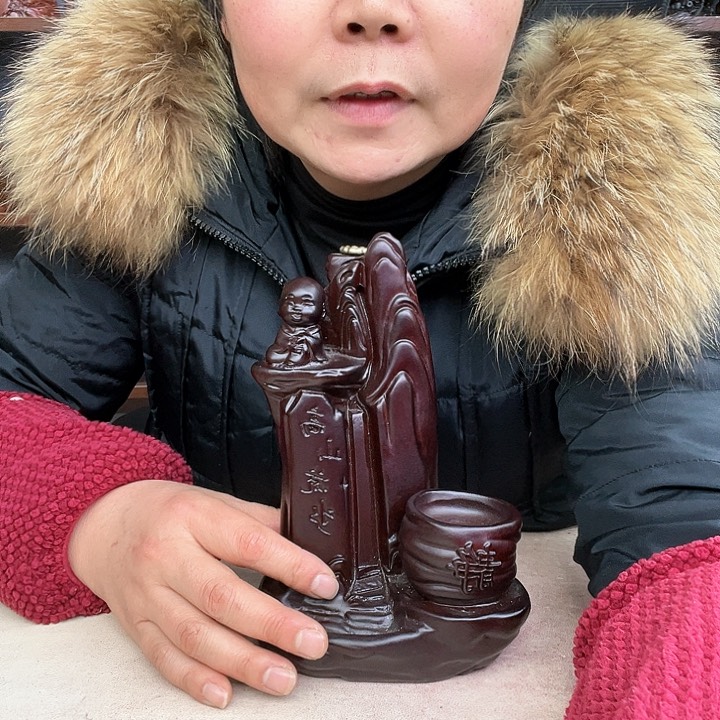 乌木类端景台小李红木工艺品
