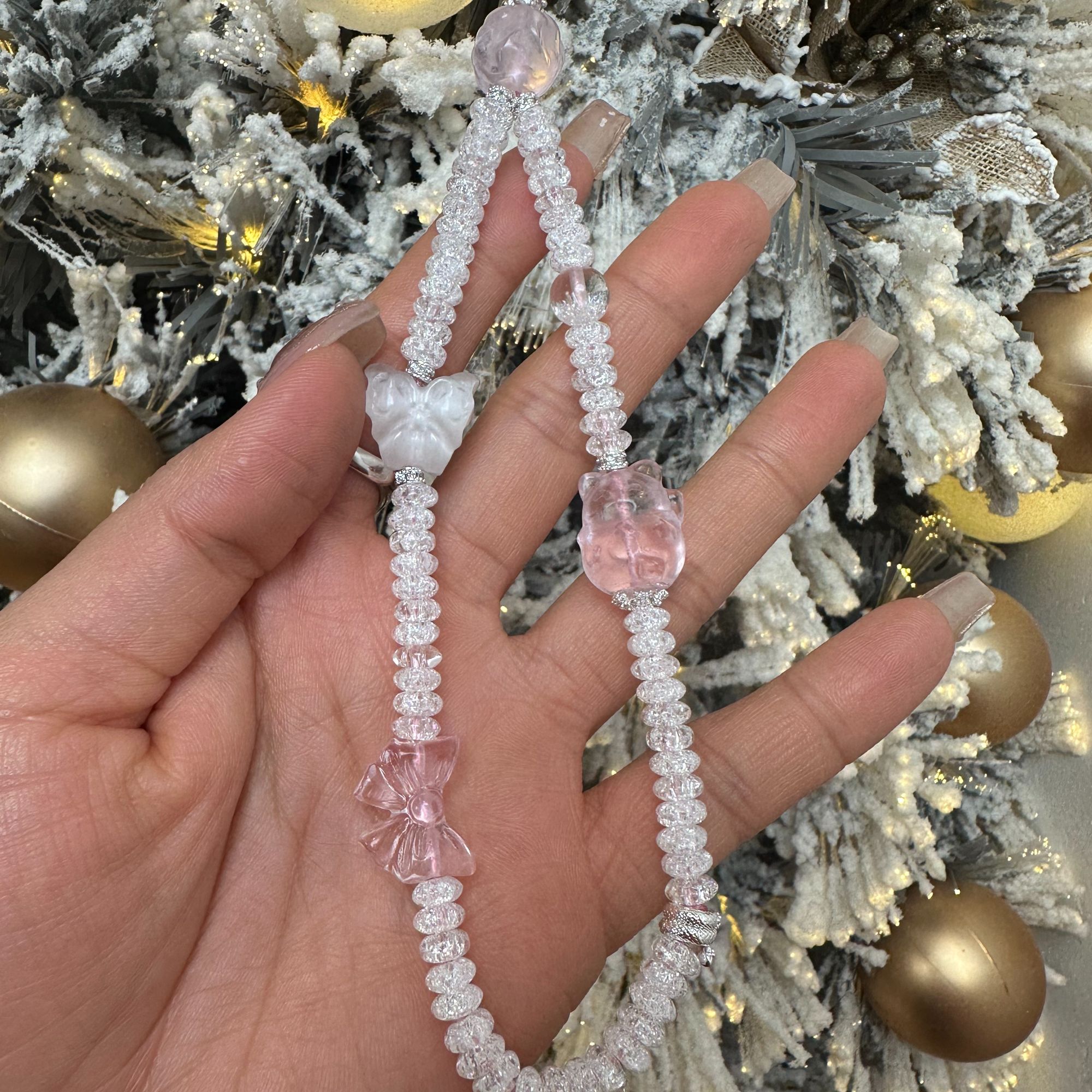 编织手工串珠手机链