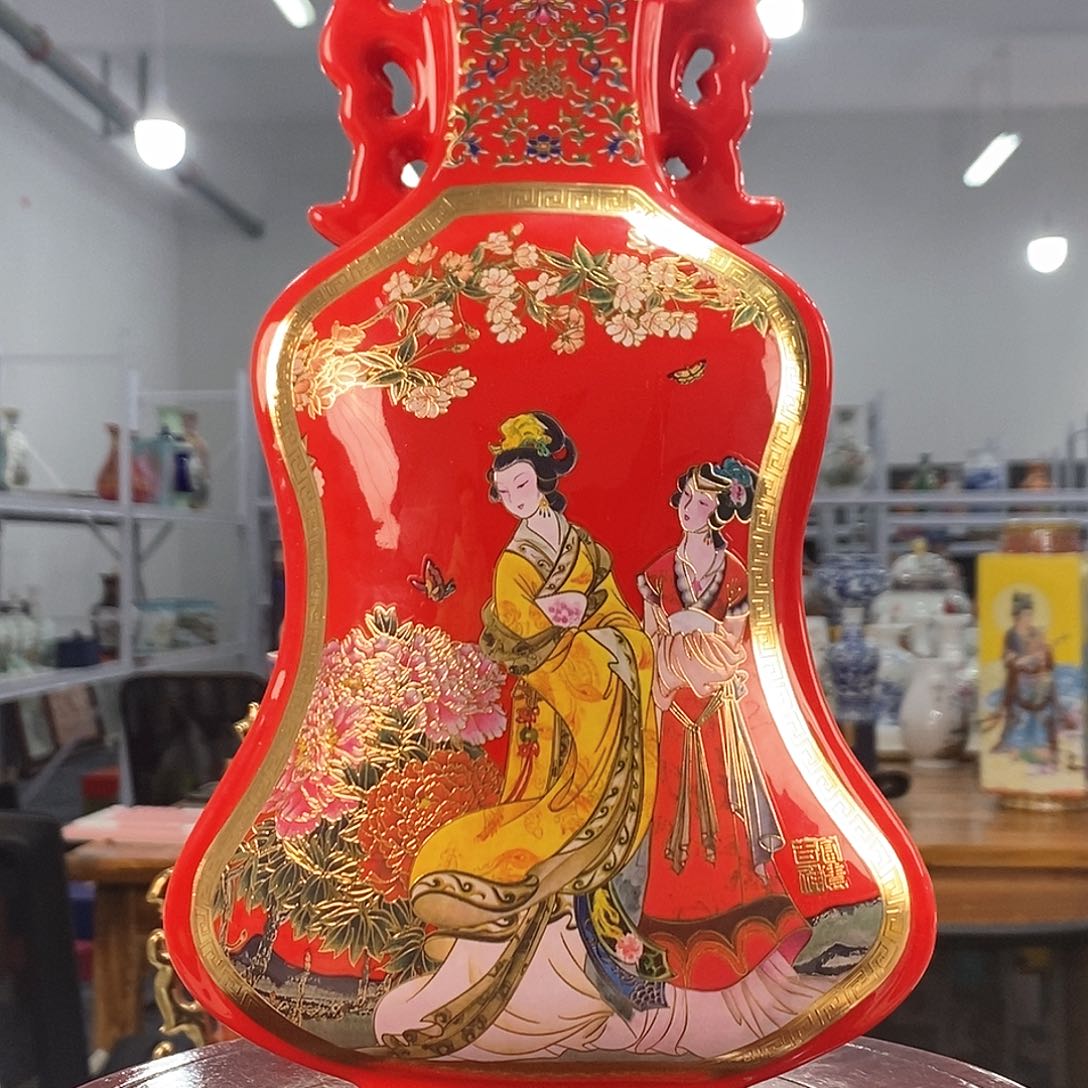 摆件景德镇陶瓷花瓶摆件