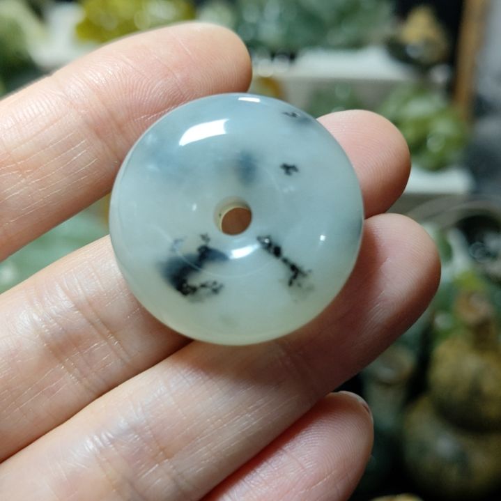 岫玉平安扣未镶嵌