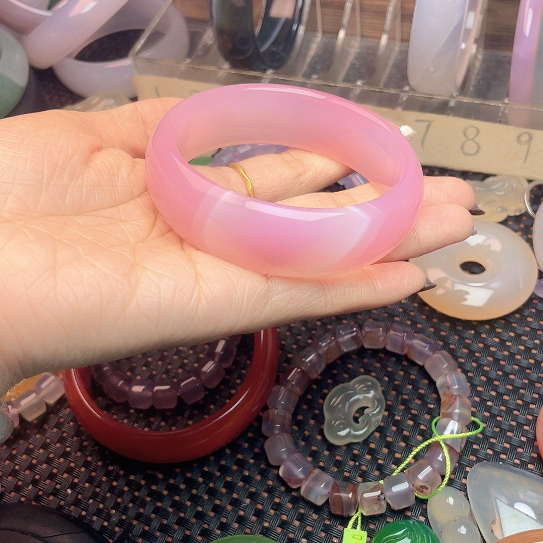 玛瑙/玉髓合金手镯