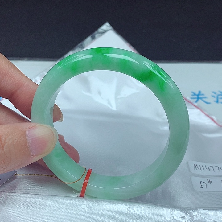 未镶嵌手镯翡翠57圈4774