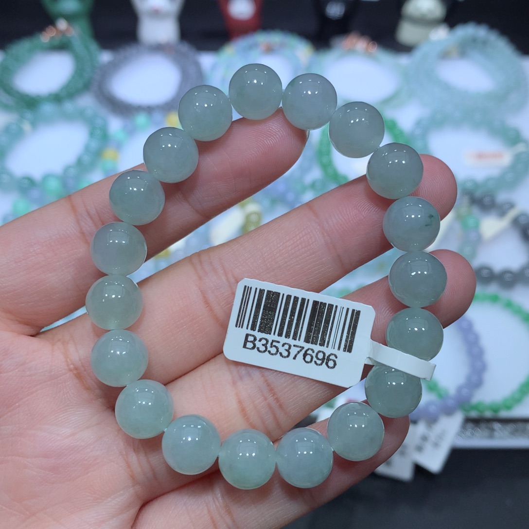 翡翠未镶嵌手串天然