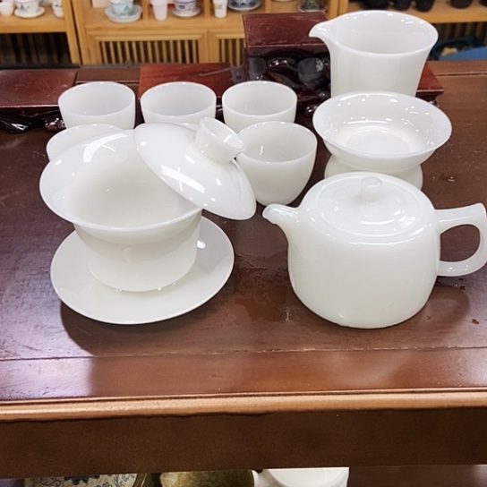 璞玉井栏壶大套组