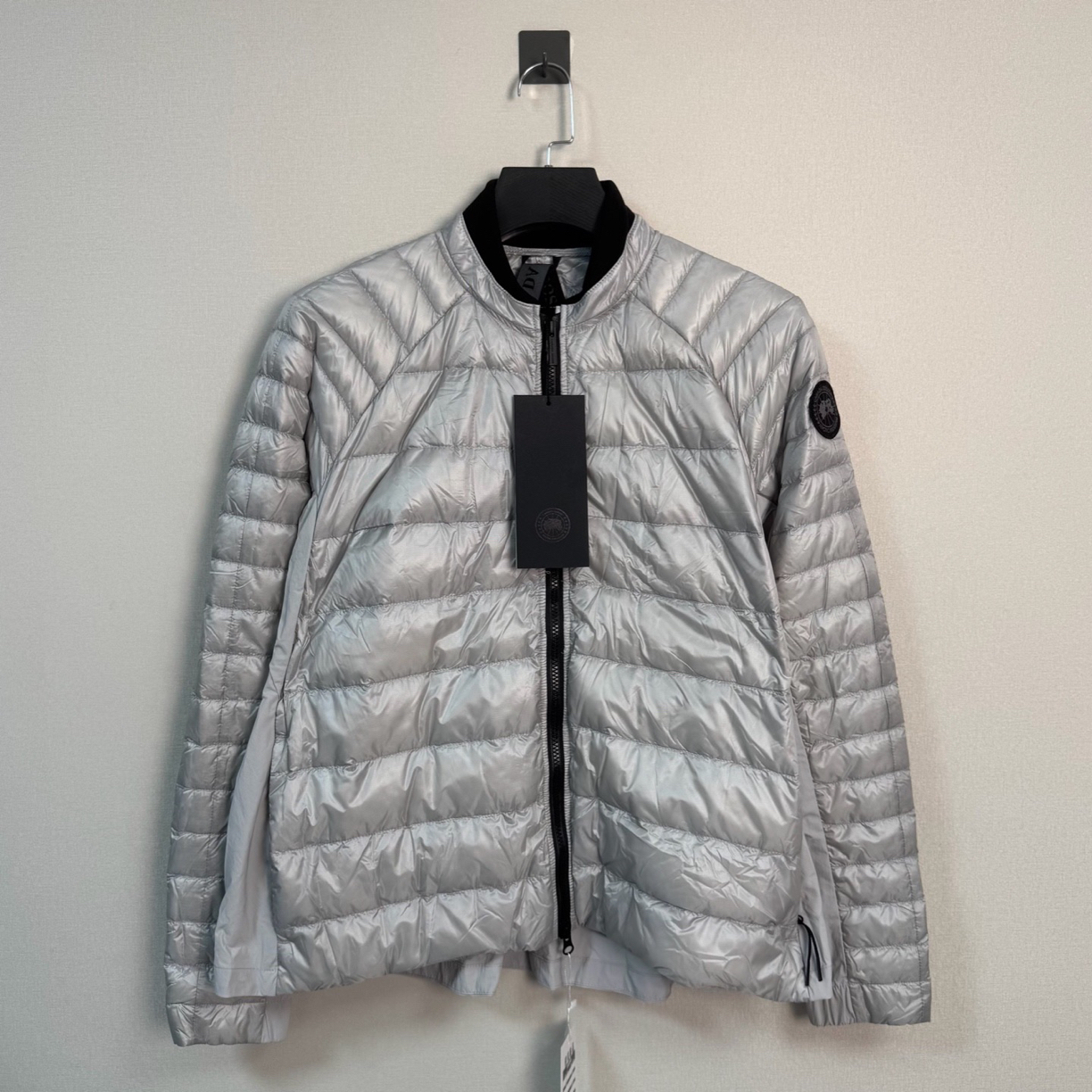 未使用 CANADA GOOSE 加拿大鹅拼接徽标羽绒服/XL码/原吊/价9500