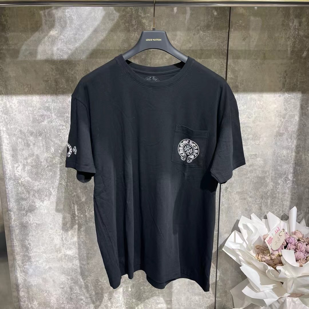 未使用 Chrome Hearts/克罗心 克罗心炫彩卷轴tee/xxl码/全新