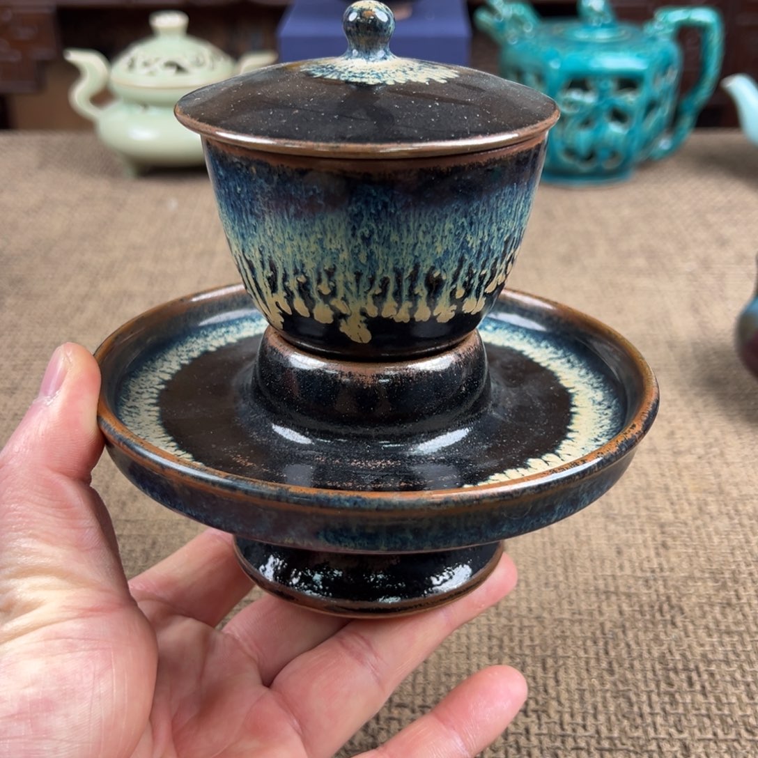 省***身瓷片正能量陶瓷艺术品