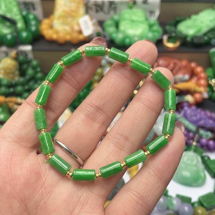 翡翠未镶嵌手链手链3