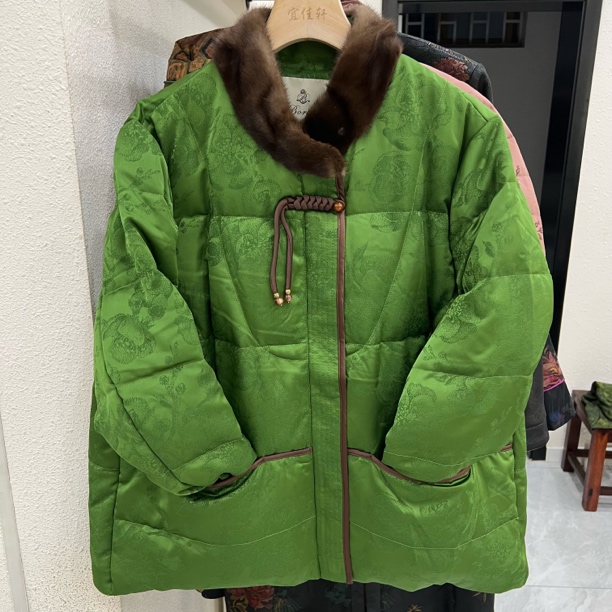 2025秋冬新款6096厚款立领冬季休闲宽松保暖女士外套