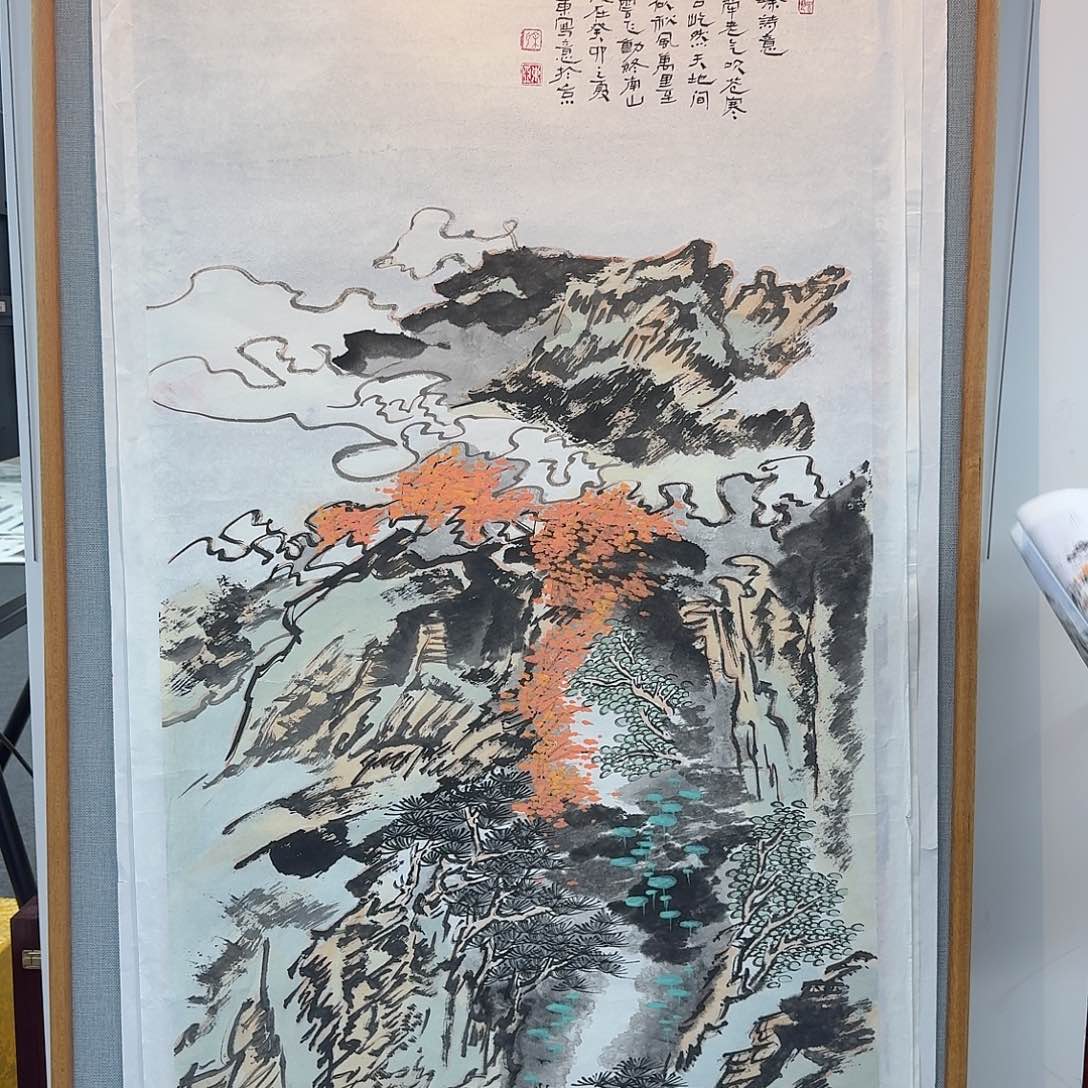 国画多次参加国内外大型