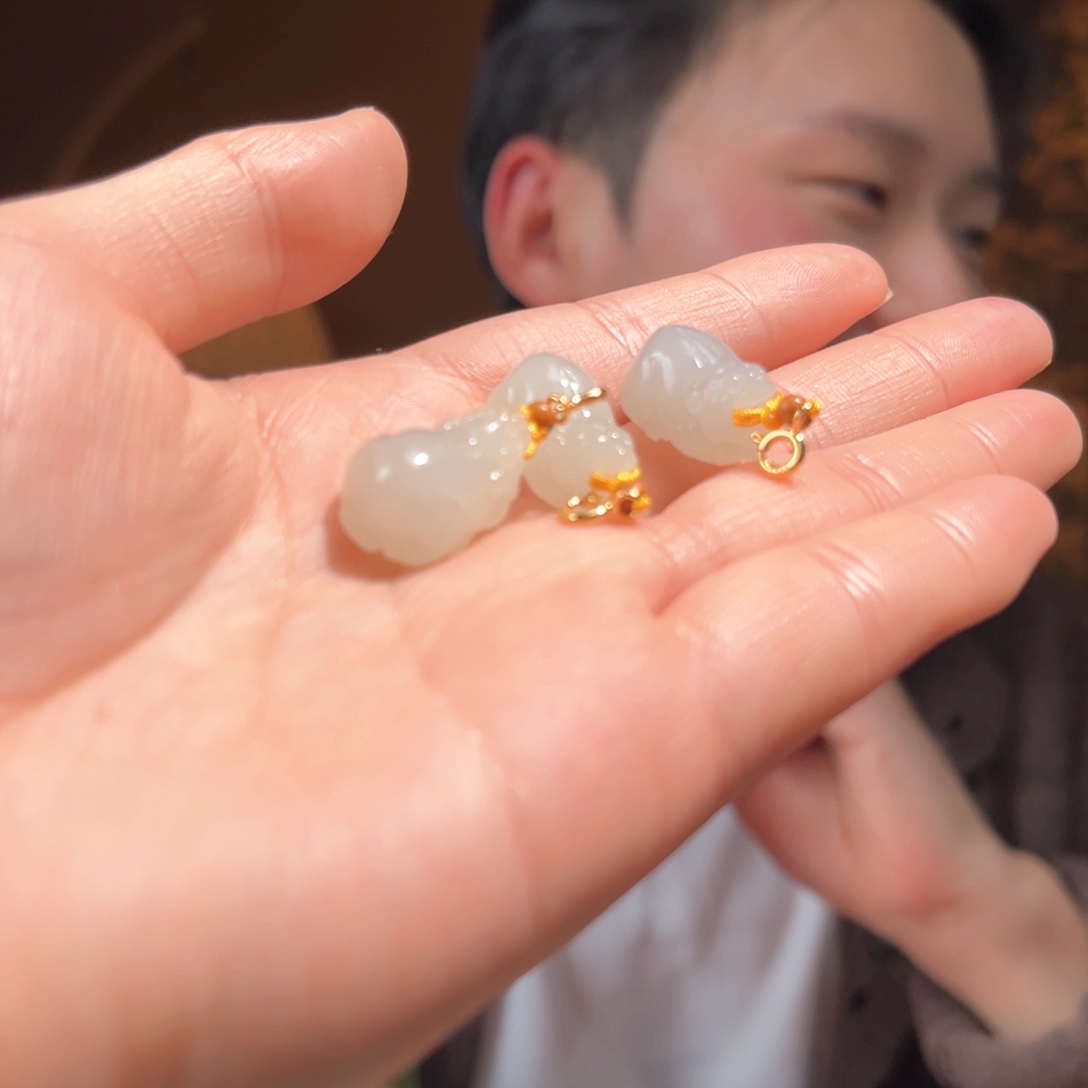 吊坠(不含链)未镶嵌和田玉白玉貔貅多样性发货拍一发一99
