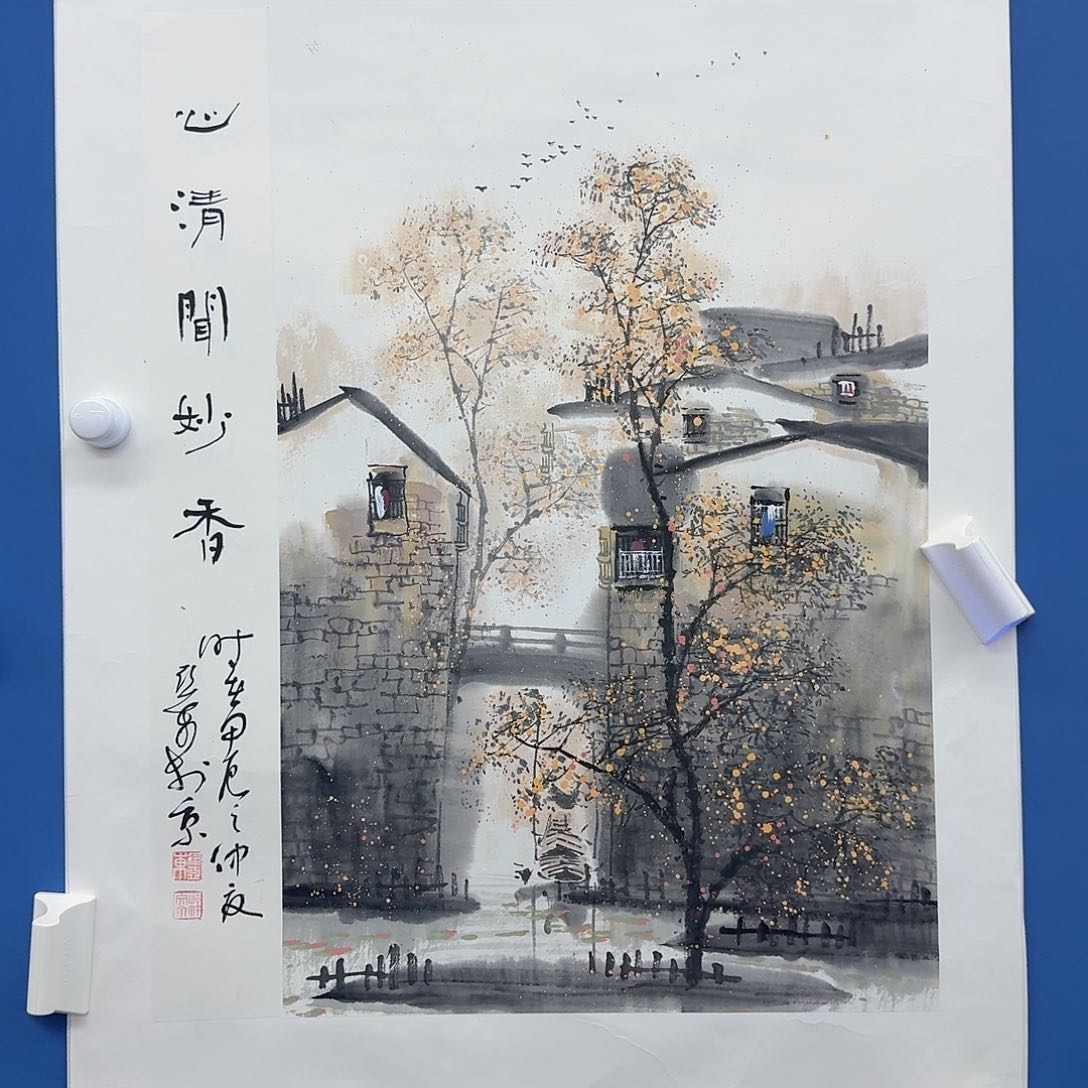 国画多次参加国内外大型