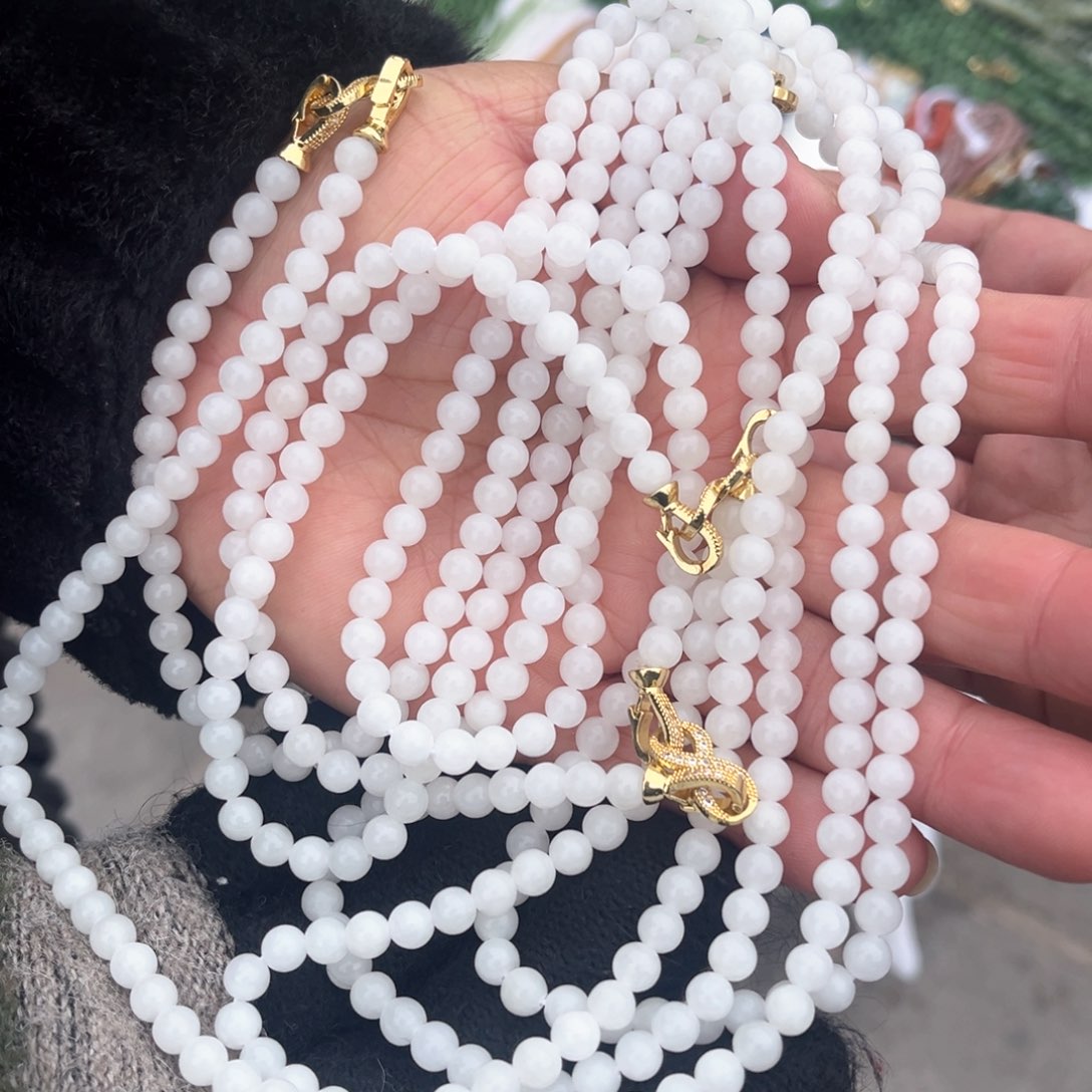 和田玉颈饰未镶嵌和田玉白玉项链多样性发货（拍一发一）