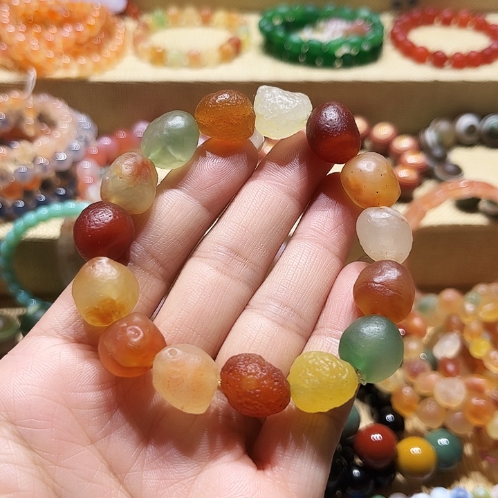 玛瑙/玉髓未镶嵌手链