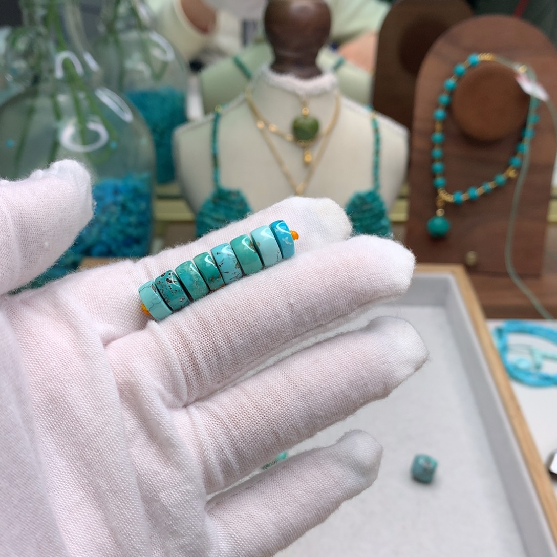 绿松石未镶嵌配饰