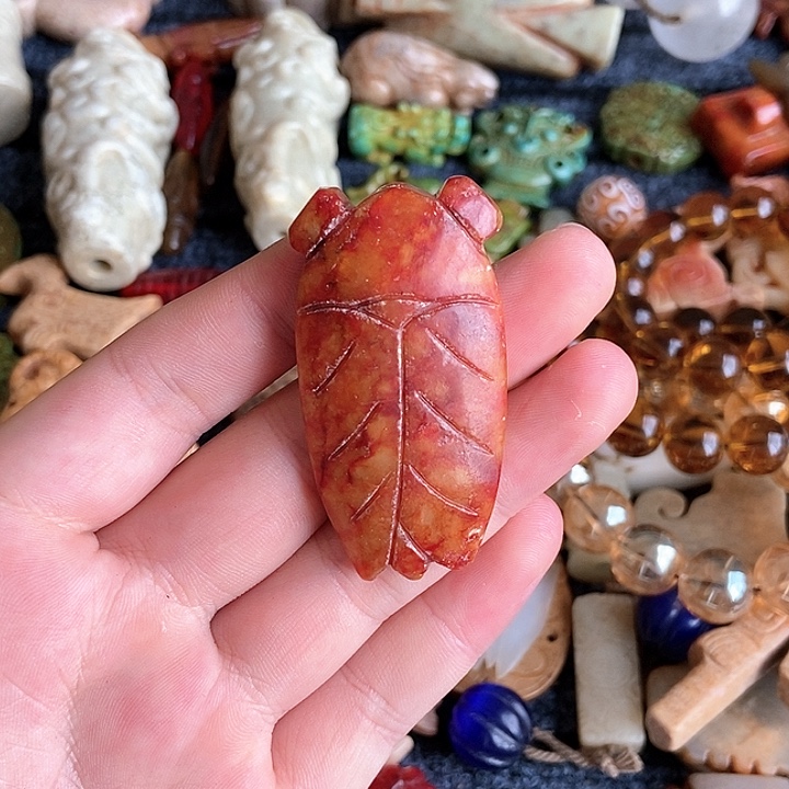 和田玉未镶嵌挂件117