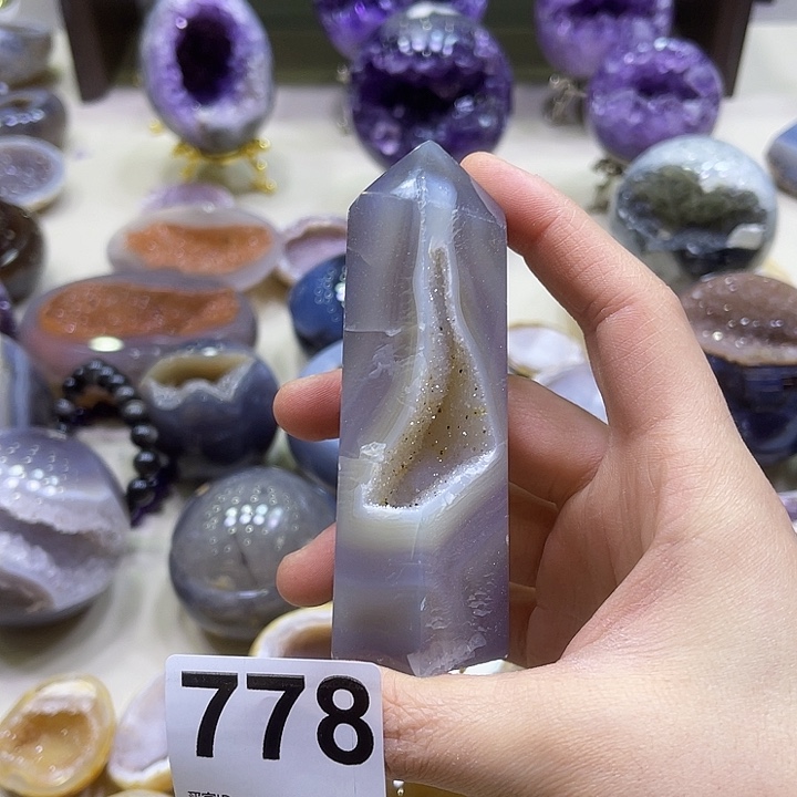 紫晶摆件未镶嵌摆件778