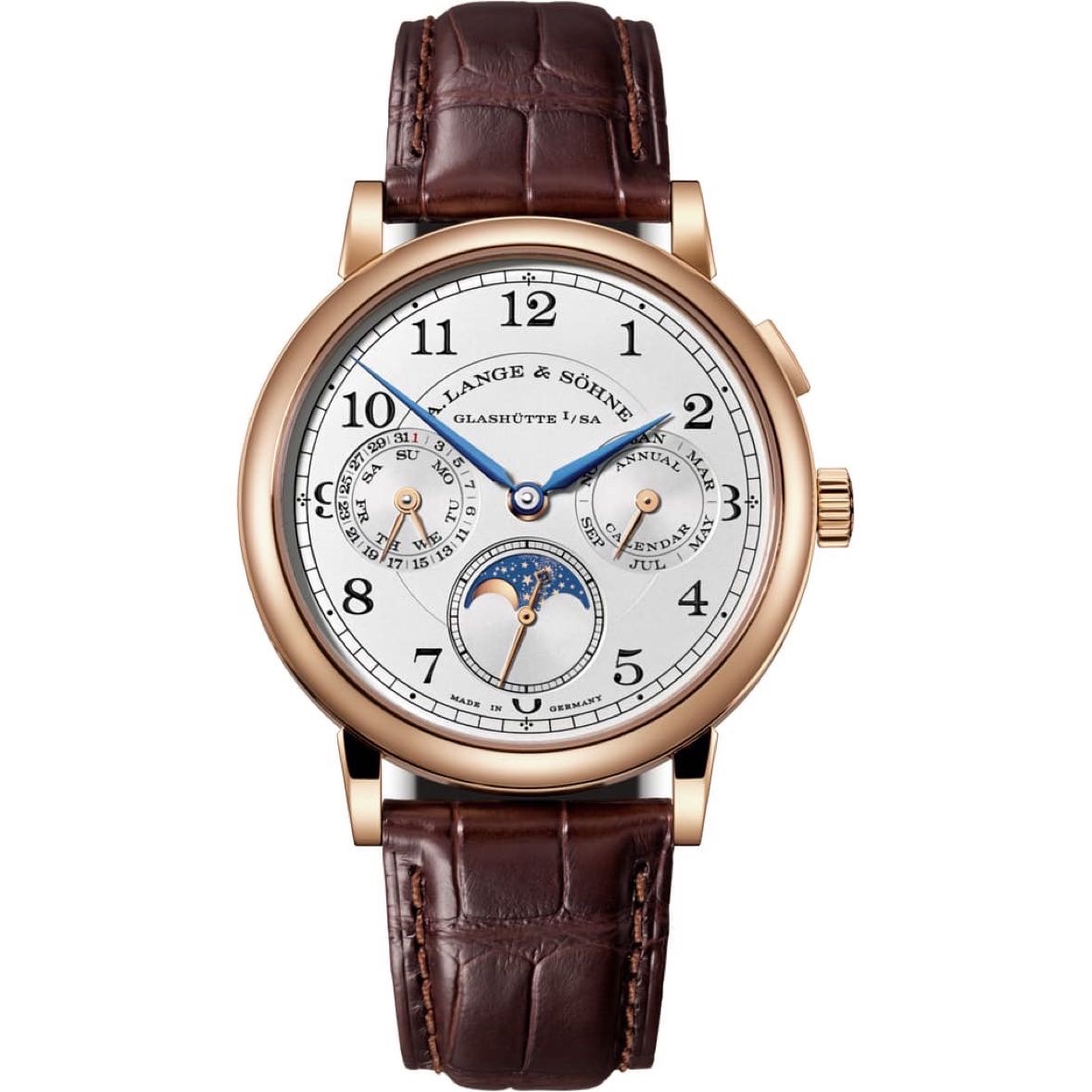98新/朗格/A.Lange &  手动腕表 18K玫瑰金 40毫米    2018年全套