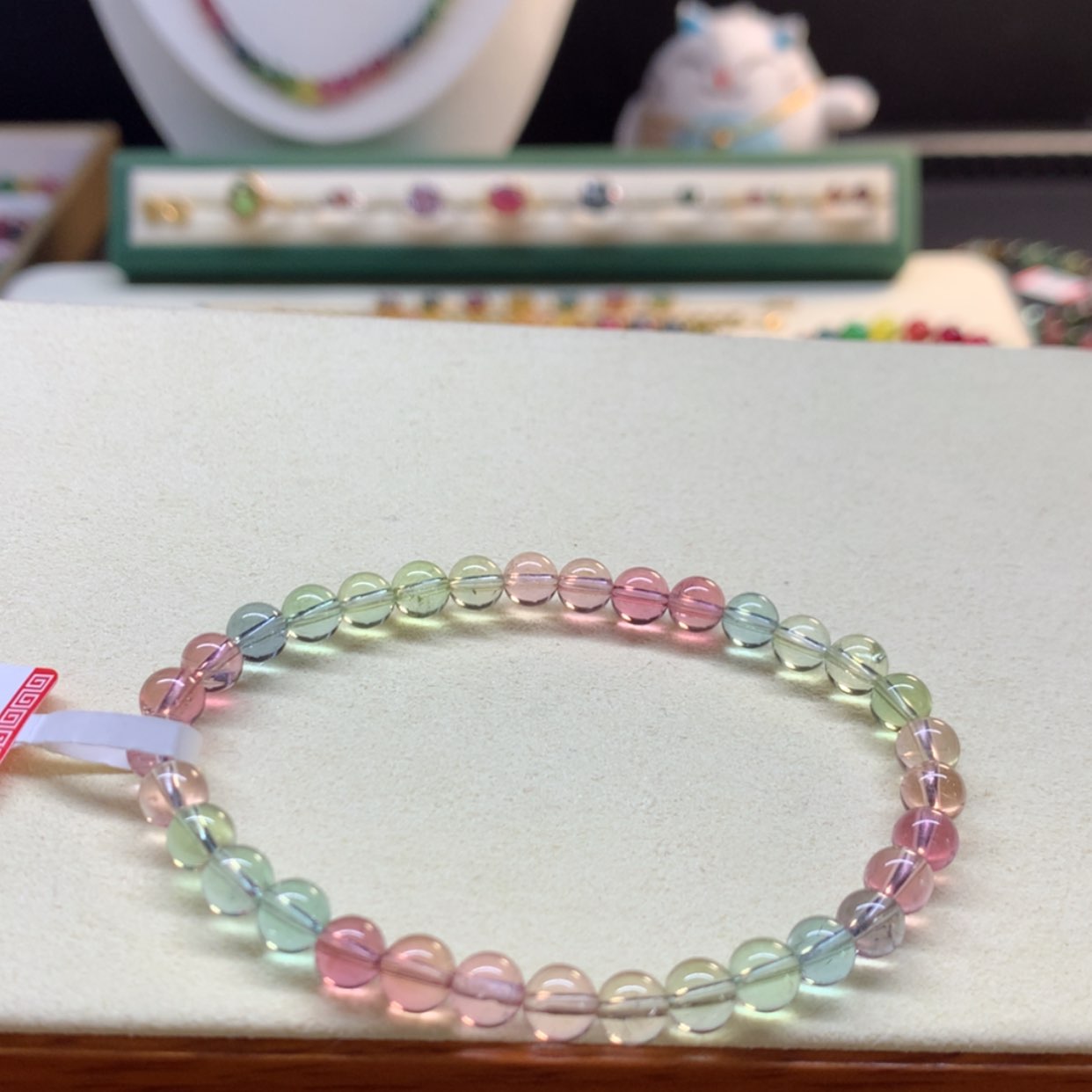 【闪购商品】碧玺手串未镶嵌马卡龙5.6mm