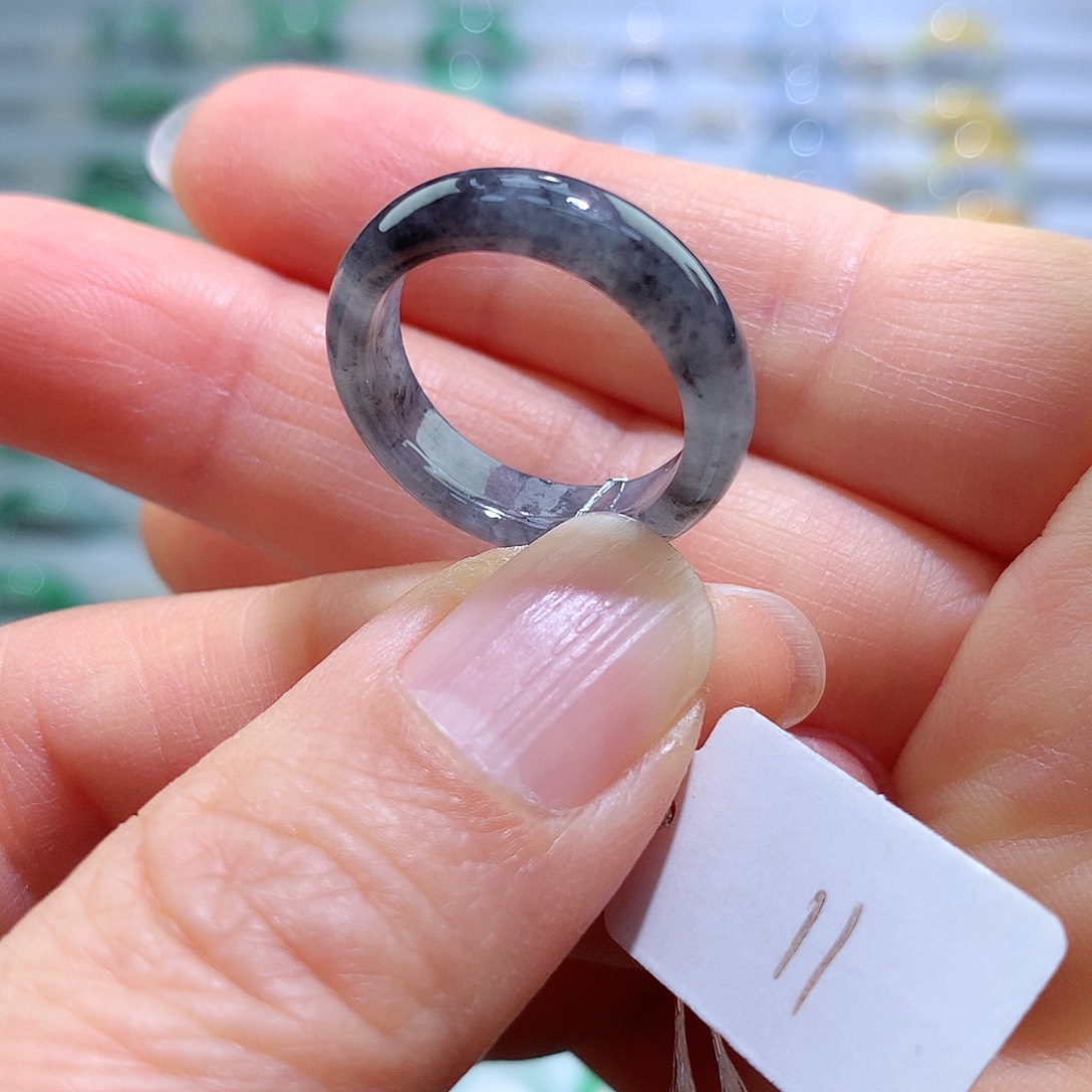 翡翠戒指未镶嵌11号