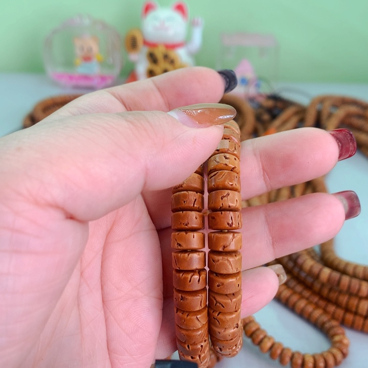 小*檬桃核手串精工药片
