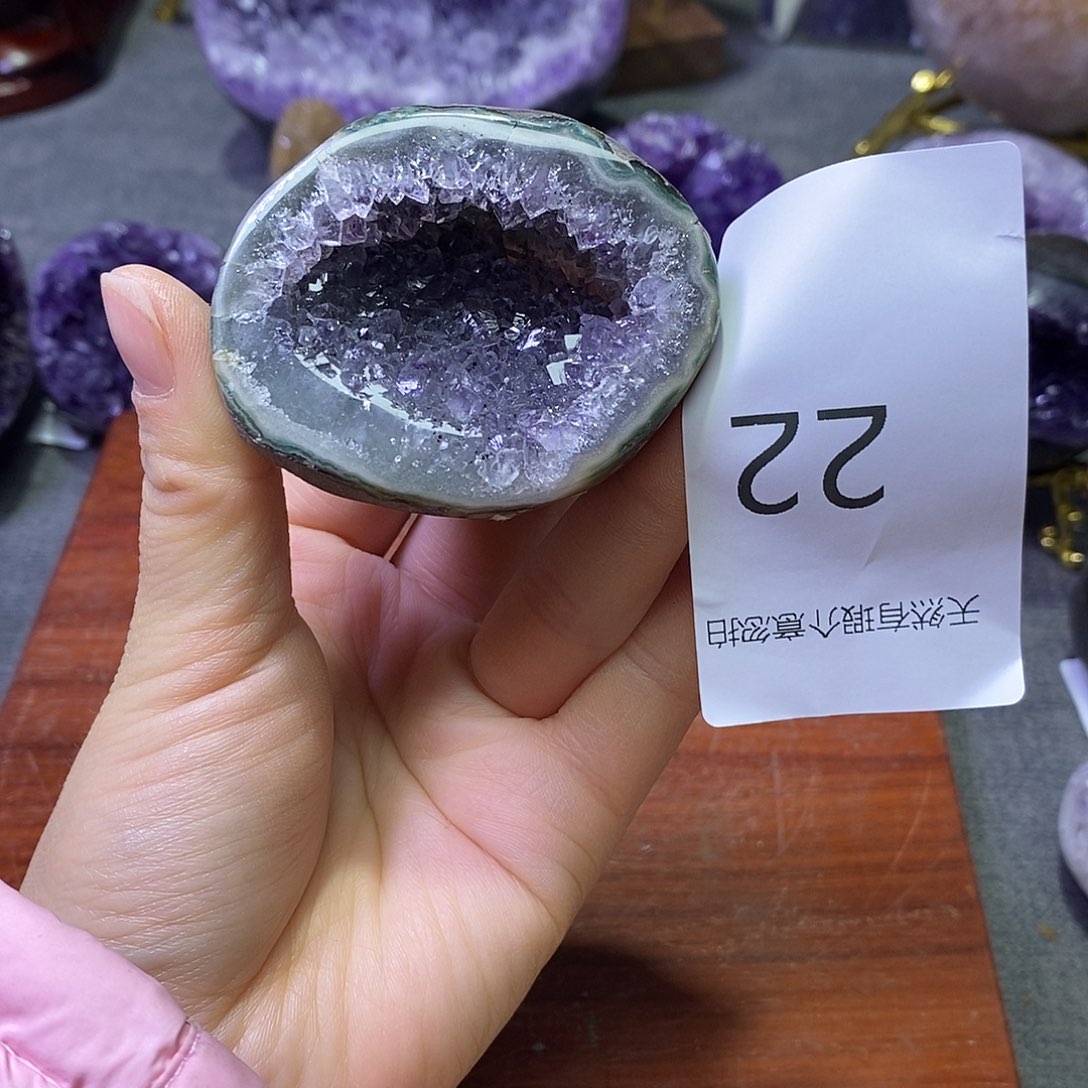 珠宝半成品未镶嵌紫晶