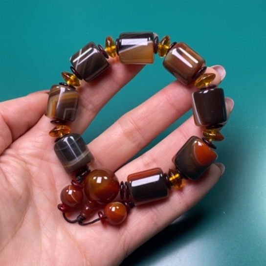 玛瑙/玉髓未镶嵌手链