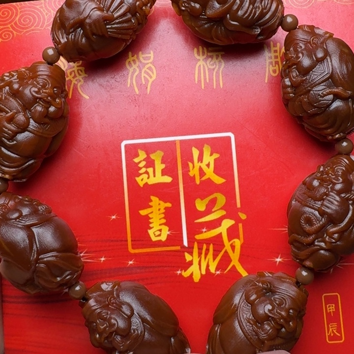 橄榄核手串/手链八大财神